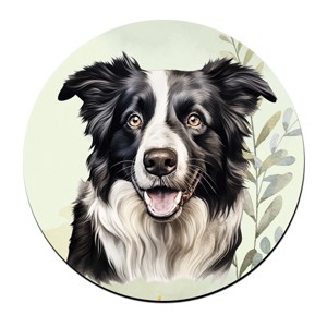 Border Collie portré mintás bögre alátét, , , MESKA