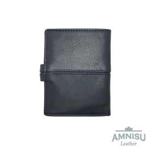 Sötétkék patentos álló bőr igazolványtartó 513387007 -  - Meska.hu