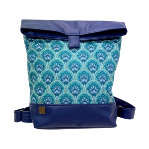 SuziartBag Sötétkék tavirózsás hátizsák, Táska & Tok, Kézitáska & válltáska, Válltáska, , MESKA