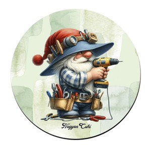 Csavaros Ezermester manó mintás bögre alátét, Otthon & Életmód, Konyhafelszerelés, tálalás, Tálalás, Tányér- és poháralátét, , MESKA