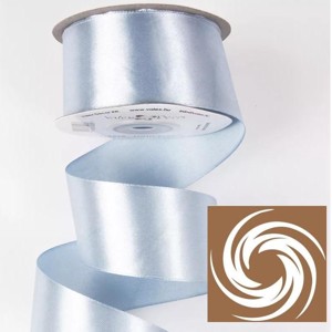 Szatén szalag 38mmx22,86m - világoskék, Kellékek & szerszámok, Rövidáru, Szalag, pánt, , MESKA