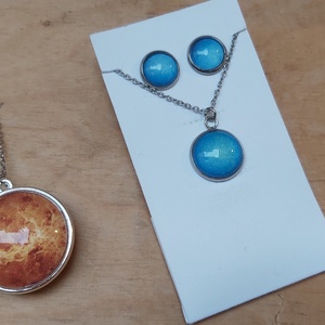 Uránusz szett és Vénusz lánc. szelesviki részére  - Meska.hu