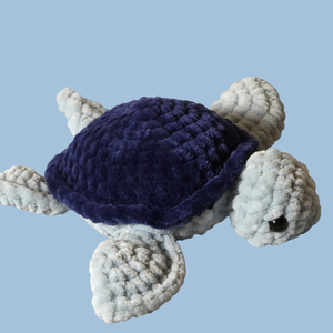 Horgolt kék teknős, Játék & Sport, Plüssállat & Játékfigura, Teknős, Horgolás, MESKA