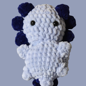 Horgolt kék axolotl, Játék & Sport, Plüssállat & Játékfigura, Hal, Horgolás, MESKA