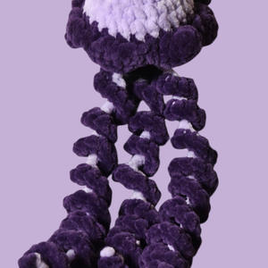 Horgolt lila medúza, Játék & Sport, Plüssállat & Játékfigura, Polip, medúza, Horgolás, MESKA