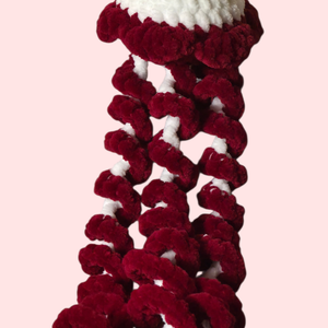 Horgolt vörös medúza, Játék & Sport, Plüssállat & Játékfigura, Polip, medúza, Horgolás, MESKA