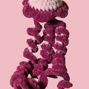 Horgolt rózsaszín medúza, Játék & Sport, Plüssállat & Játékfigura, Polip, medúza, Horgolás, MESKA