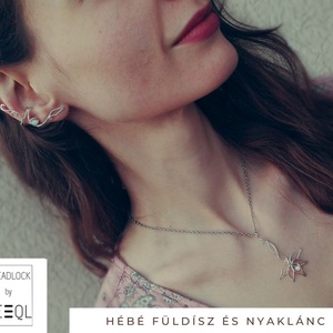 BeEql Hébé füldísz és nyaklánc - esküvő - ékszer - ékszerszett - Meska.hu