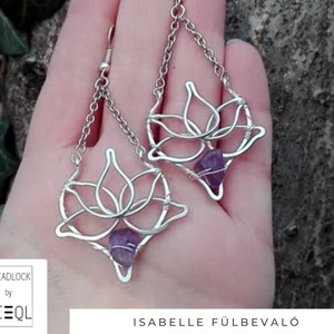 BeEql Isabelle fülbevaló - ékszer - fülbevaló - lógó fülbevaló - Meska.hu
