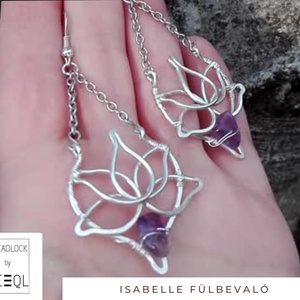 BeEql Isabelle fülbevaló - ékszer - fülbevaló - lógó fülbevaló - Meska.hu
