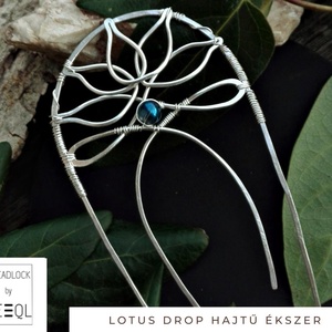 BeEql Lotus Drop hajtű ékszer - ruha & divat - hajdísz & hajcsat - hajcsat & hajtű - Meska.hu