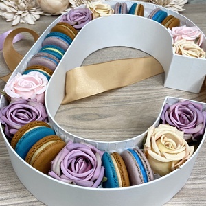 Betű MACARON box - élelmiszer - édesség - Meska.hu