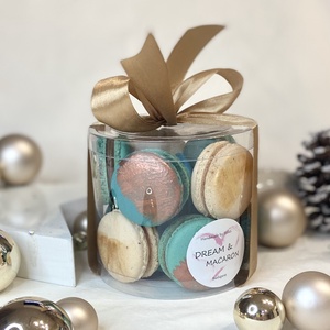 Karácsonyi Macaron box - élelmiszer - édesség - Meska.hu