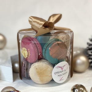 Karácsonyi Macaron box - élelmiszer - édesség - Meska.hu