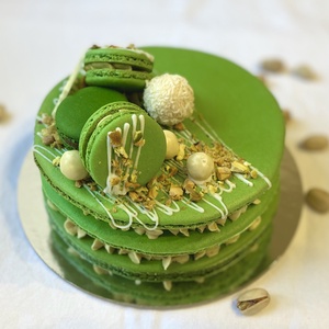 Kétemeletes óriás MACARON torta  - élelmiszer - édesség - Meska.hu
