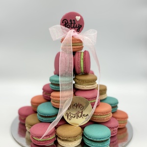 Macaron gúla - 45 darab édes csoda - élelmiszer - édesség - Meska.hu