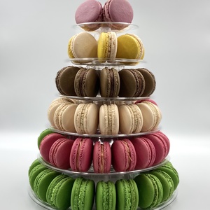  6 emeletes MACARON torony  - élelmiszer - édesség - Meska.hu