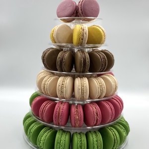  6 emeletes MACARON torony  - élelmiszer - édesség - Meska.hu
