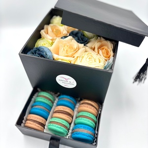 Ballagási MACARON box  - élelmiszer - édesség - Meska.hu