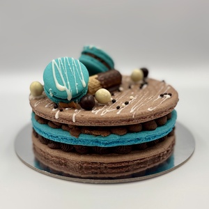 Kétszintes óriás MACARON torta  - élelmiszer - édesség - macaron - Meska.hu