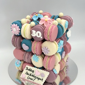 MACARON kocka - élelmiszer - édesség - macaron - Meska.hu