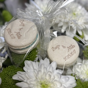 Egyedi feliratos MACARON - stílusos köszönetajándék � - élelmiszer - édesség - macaron - Meska.hu