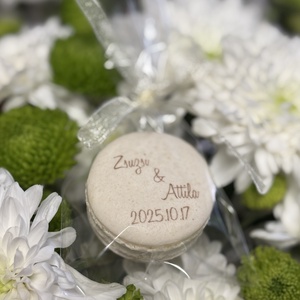 Egyedi feliratos MACARON - stílusos köszönetajándék � - élelmiszer - édesség - macaron - Meska.hu