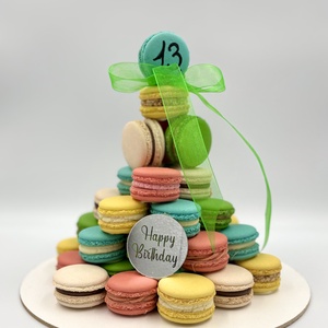 Macaron gúla - 45 darab édes csoda - élelmiszer - édesség - macaron - Meska.hu
