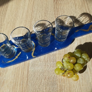 Pálinkás pohártartó - otthon & életmód - konyhafelszerelés, tálalás - tálalás - pálinkás poharak, szettek - Meska.hu