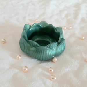 Epoxy lótusz ékszertartó - ékszer - ékszertartó - ékszertartó tál - Meska.hu