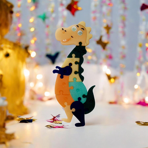 Dinó kirakó - játék & sport - puzzle - kirakó, kocka kirakó - Meska.hu