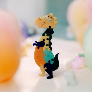 Dinó kirakó - játék & sport - puzzle - kirakó, kocka kirakó - Meska.hu