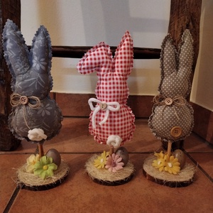 Húsvéti asztaldísz, Otthon & Életmód, Dekoráció, Asztal és polc dekoráció, Asztaldísz, Varrás, MESKA