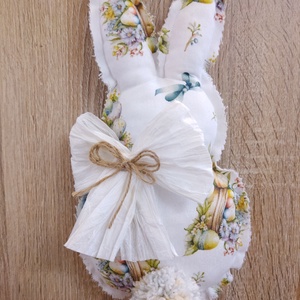 Húsvéti/tavaszi ajtódísz/kopogtató, Otthon & Életmód, Dekoráció, Ajtó- és ablak dekoráció, Ajtódísz & Kopogtató, Varrás, MESKA