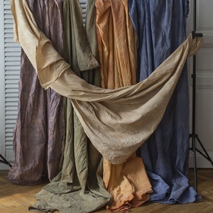 Kék�bézs pasztell muszlin fotóháttér � 160�250 cm - baba - mama - babafotózás - babafotózási kellékek - Meska.hu
