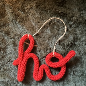 Ho ho ho - karácsony - karácsonyi lakásdekoráció - karácsonyi lakásdíszek - Meska.hu