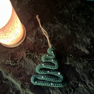 Fenyőfa dísz - karácsony - karácsonyi lakásdekoráció - karácsonyfadíszek - Meska.hu