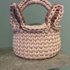 Húsvéti kosár, Ünnepi díszek, dekorációk, Húsvéti díszek és dekorációk, Húsvéti kosár, Horgolás, MESKA