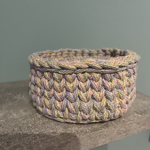 Horgolt tároló, Otthon & Életmód, Tárolás & Rendszerezés, Tárolókosár, Horgolás, MESKA