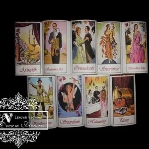 9 db tarot jóskártya csoki esküvői köszönőajándék(nak) IS  - esküvő - emlék & ajándék - köszönőajándék - Meska.hu