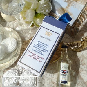 Esküvői tanúfelkérő ajándék mini itallal Martini - esküvő - meghívó & kártya - tanú felkérő - Meska.hu