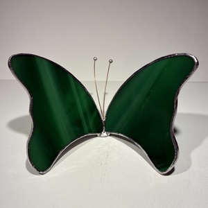 Pillangó zöldvarázs, Otthon & Életmód, Dekoráció, Asztal és polc dekoráció, Díszüveg, , MESKA