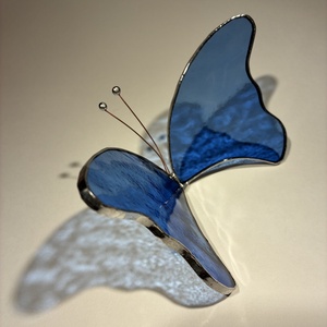 Pillangó fényáteresztő levendula kék, Otthon & Életmód, Dekoráció, Asztal és polc dekoráció, Díszüveg, , MESKA