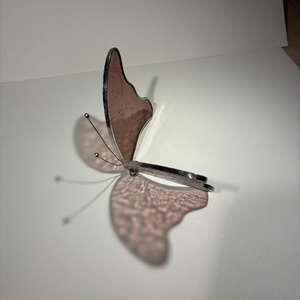 Pillangó mályva üveg - otthon & életmód - dekoráció - asztal és polc dekoráció - díszüveg - Meska.hu