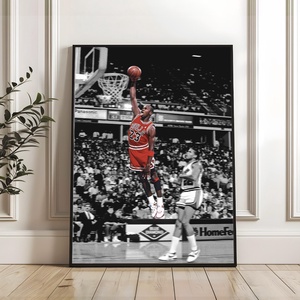 Michael Jordan poszter � ikonikus NBA pillanat, sportos falikép, 42�30 cm, Otthon & Életmód, Dekoráció, Kép & Falikép, Poszter, , MESKA