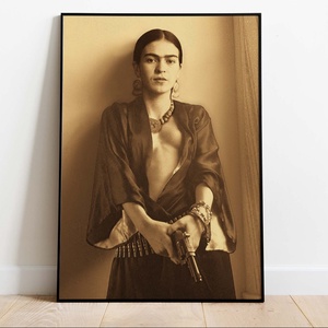 Frida Kahlo falikép � ikonikus, művészi dekoráció, 42�30 cm, Otthon & Életmód, Dekoráció, Kép & Falikép, Poszter, , MESKA