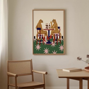 Leopárdok a bárban falikép � luxus hangulatú, modern dekor, 42�30 cm - otthon & életmód - dekoráció - kép & falikép - poszter - Meska.hu