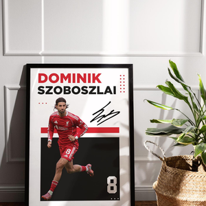 Szoboszlai Dominik poszter � modern sportos falikép, 42�30 cm - otthon & életmód - dekoráció - kép & falikép - poszter - Meska.hu