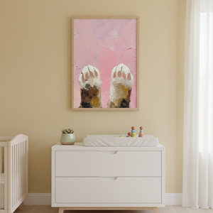 Cicatalpak pink háttérrel � vidám, macskás falikép, 42�30 cm - otthon & életmód - dekoráció - kép & falikép - poszter - Meska.hu