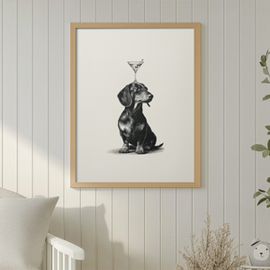 Tacskós falikép � aranyos kutyás poszter A3 , Otthon & Életmód, Dekoráció, Kép & Falikép, Poszter, , MESKA